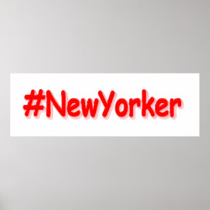 "#NewYorker " Cute Design. Köp nu Poster