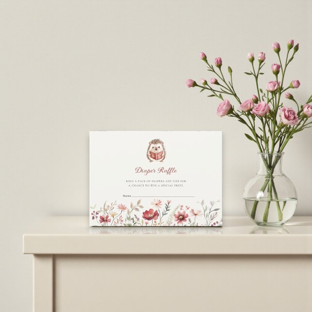 Next chapter Baby Shower Diaper Raffle  Tilläggskort (Skapare uppladdad)