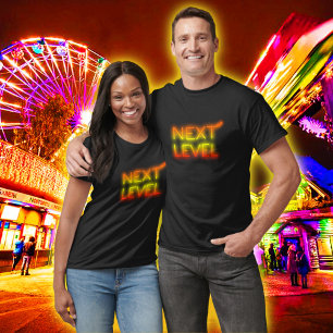 Next Level Arizona Sunset Neon Svart T Shirt