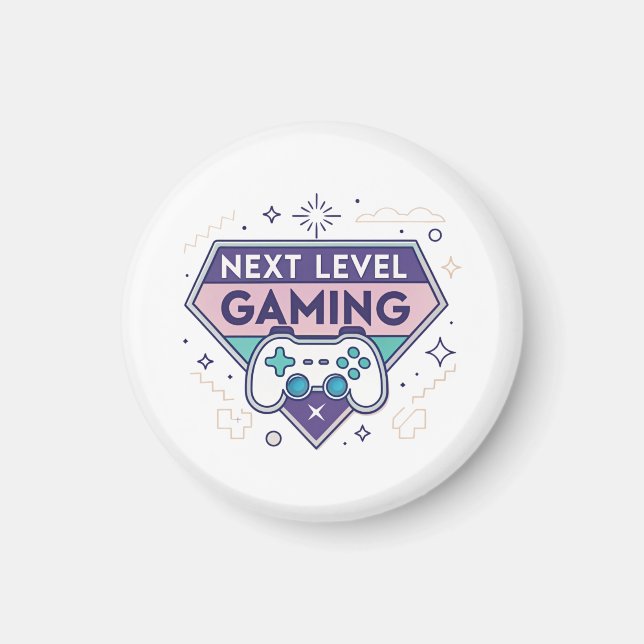 Next Level Gaming Retro Controller Pastel Gamer Tr Magnet (Framsidan)
