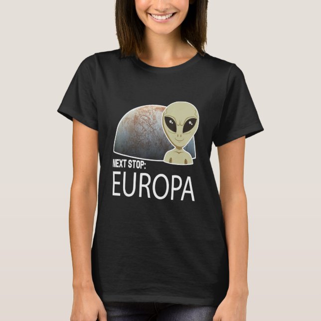 Next stop Europa T Shirt (Framsida)