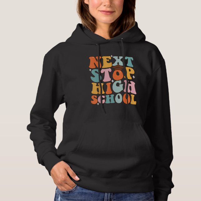 Next Stop High School Funny Graduation 8th Grade T Shirt (Framsida)