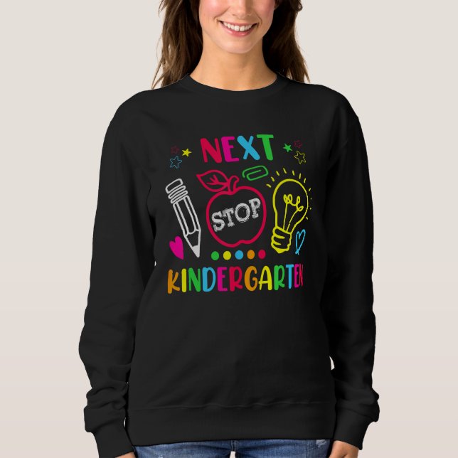 Next Stop Kindergarten Preschool Graduation 2023 B T Shirt (Framsida)