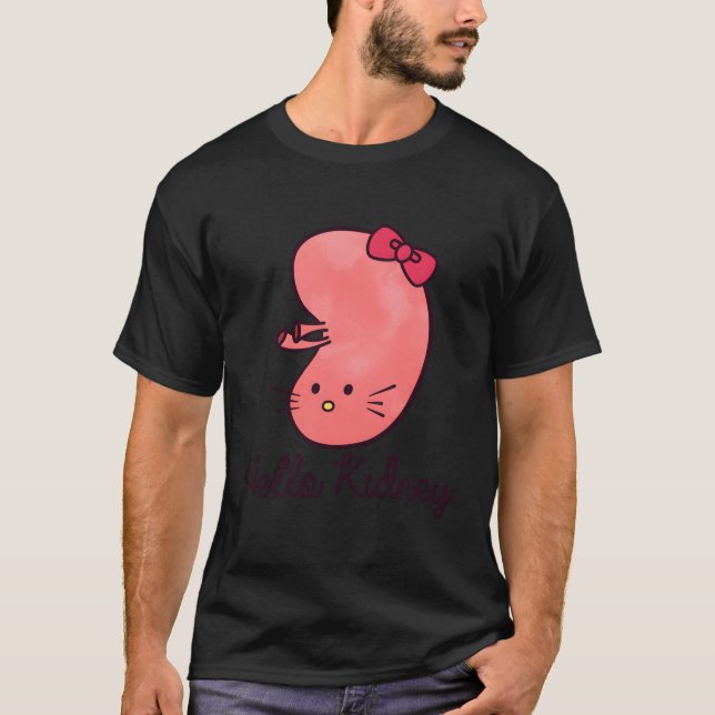 Ney Disease 3 Medvetenhet Ney Transplant Donor Dia T Shirt (Framsida)