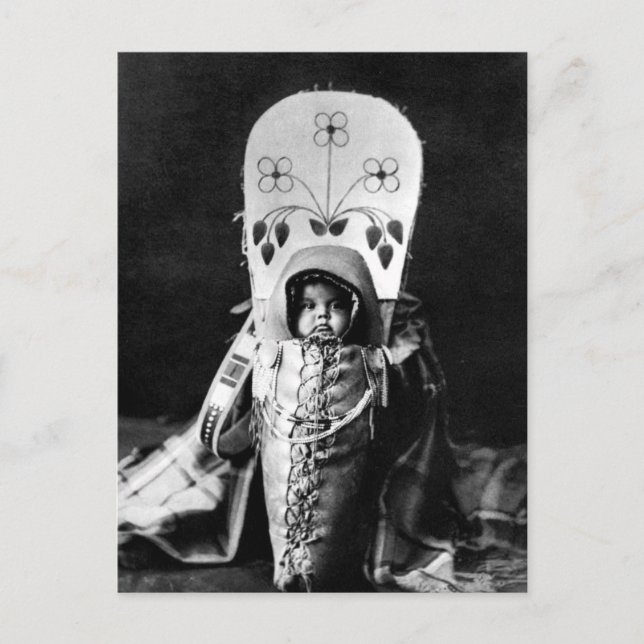 Nez Perce Baby Vykort (Framsida)