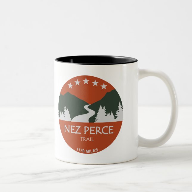 Nez Perce-stigen Två-Tonad Mugg (Höger)