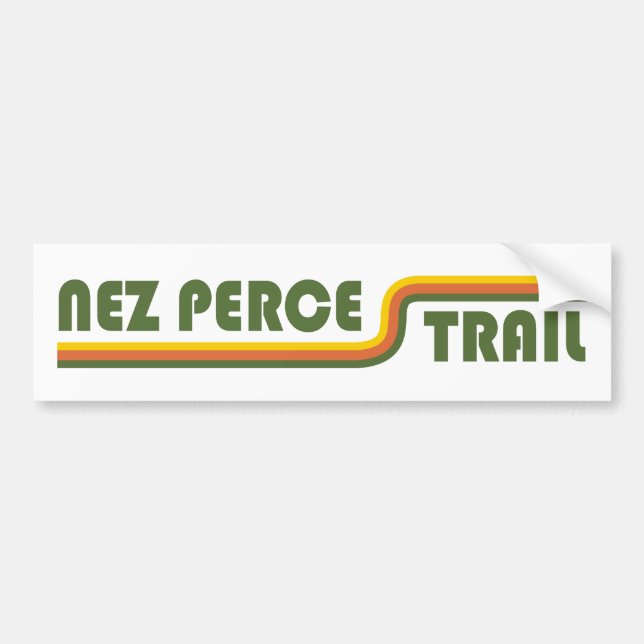 Nez Perce Trail Bildekal (Framsidan)