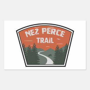 Nez Perce Trail Rektangulärt Klistermärke