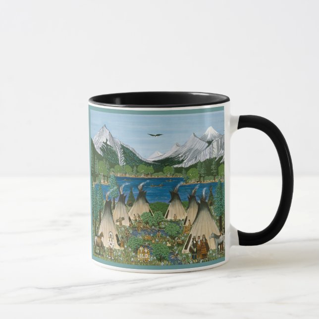 Nez Perce ~ Wallowa Sjö Mugg (Höger)