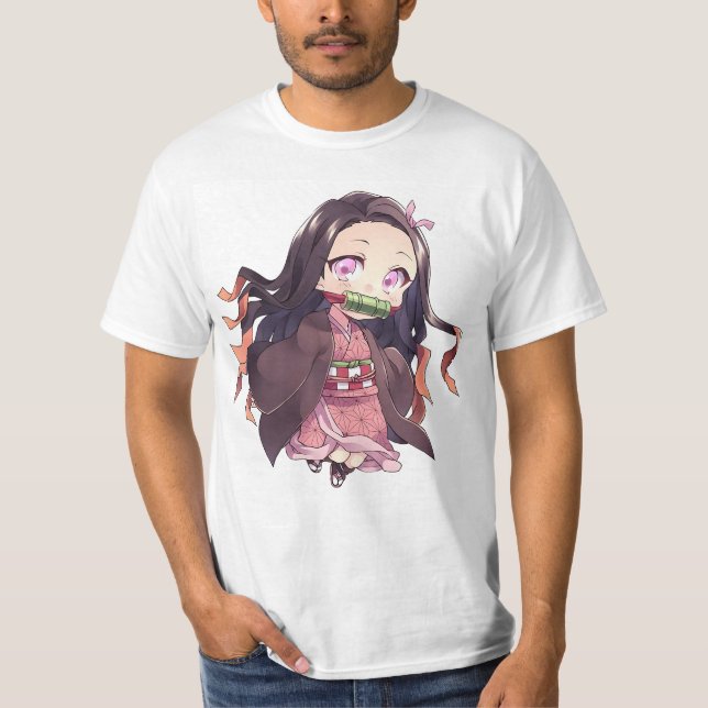 Nezuko kamado chibi t shirt (Framsida)