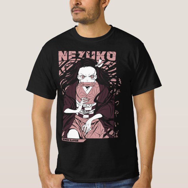 Nezuko Kamado T Shirt (Framsida)