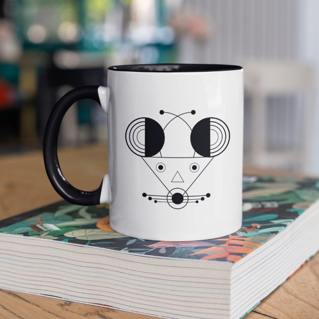 Nezumi Zodiac - Clever Sip Edition Magisk Mugg (Sip smart with Nezumi vibes - zodiac wisdom in every pour.)
