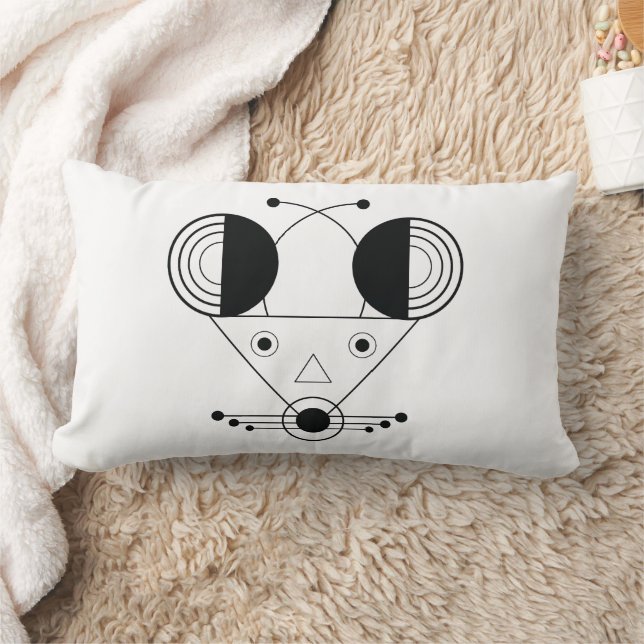 Nezumi Zodiac Pillow - Geometric Lugn Edition Lumbarkudde (Filt)
