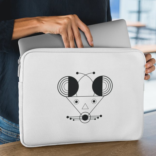 Nezumi Zodiac - Smart Shield-serien Laptop Fodral (Smart protection with zodiac precision, meet the Nezumi laptop sleeve in geometric style.)