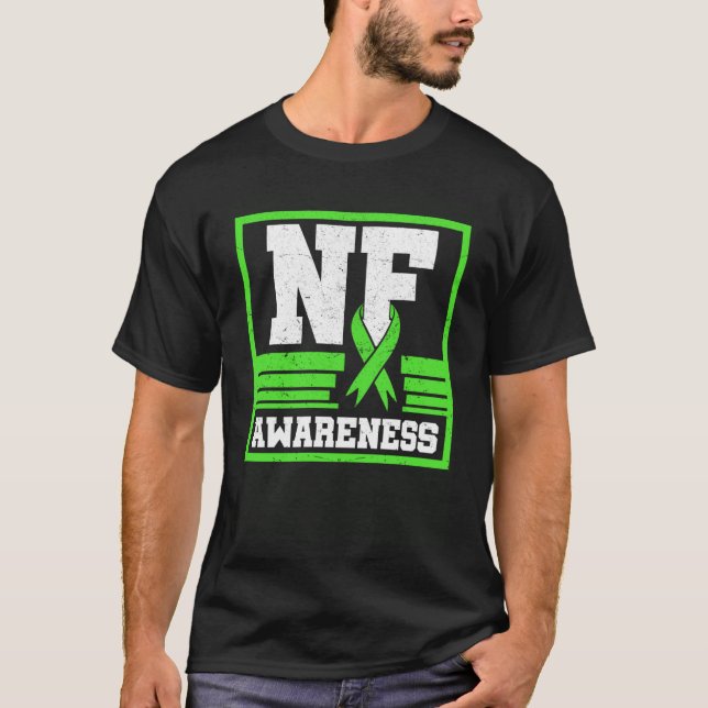 NF Medvetenhet Neurofibromatos Schwannomatosis Kri T Shirt (Framsida)