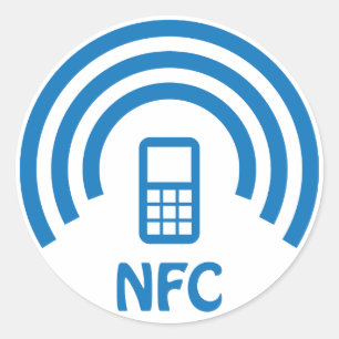 NFC-logotyp Runt Klistermärke