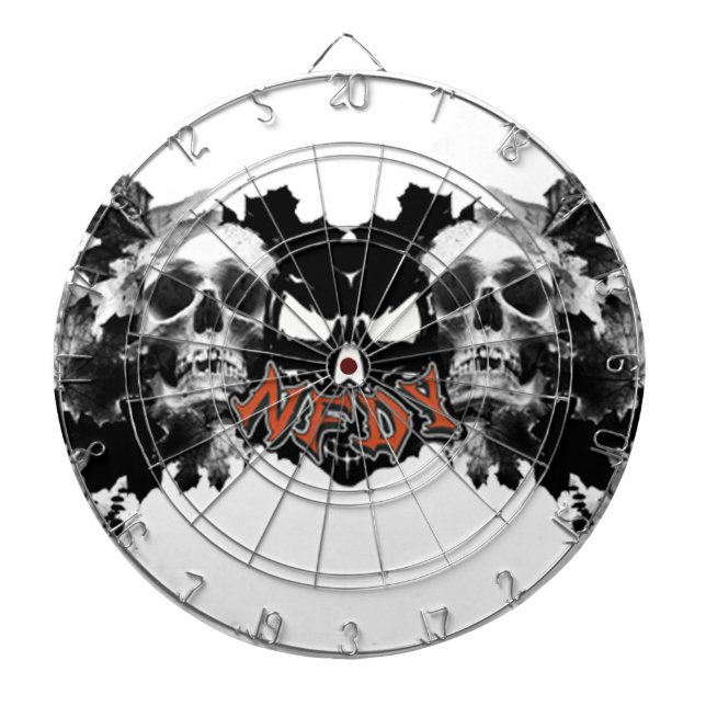 NFDY-Tri-Skalle Dartboard Piltavla (Framsidan)