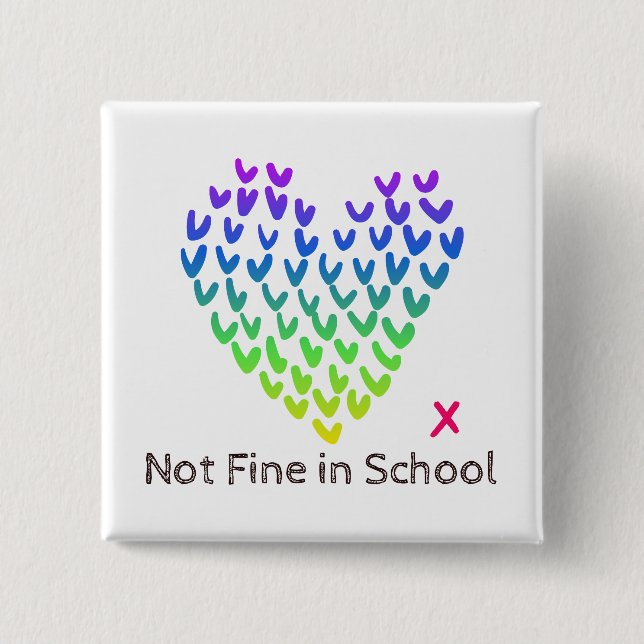 NFIS kvadrerar emblem Knapp (Framsida)