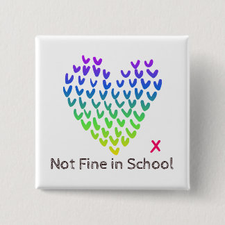 NFIS kvadrerar emblem Knapp