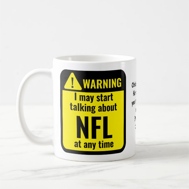 NFL Funny Personalized Kaffemugg (Vänster)