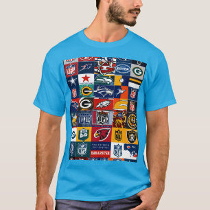 NFL-Logotyp i fyrkant - BBC Stil T Shirt