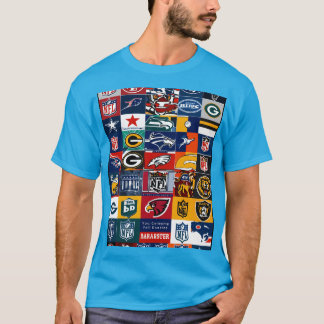 NFL-Logotyp i fyrkant - BBC Stil T Shirt