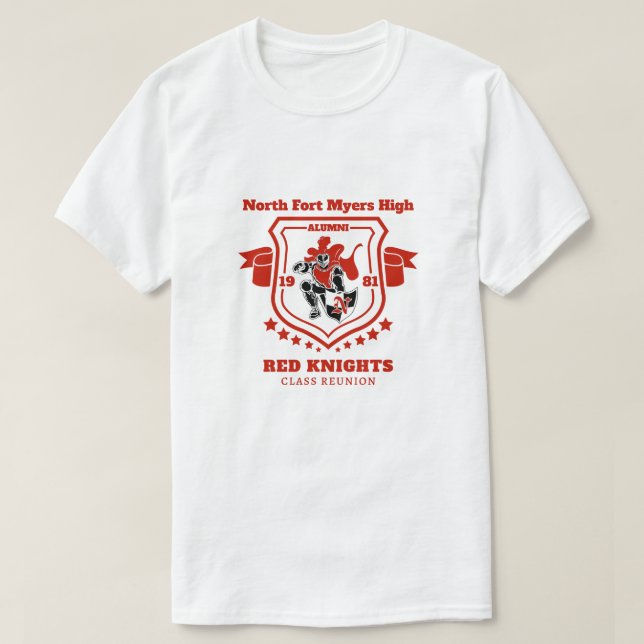 NFMHS Alumni School Reunion T Shirt (Design framsida)