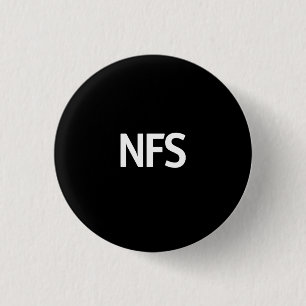 NFS svart Knapp