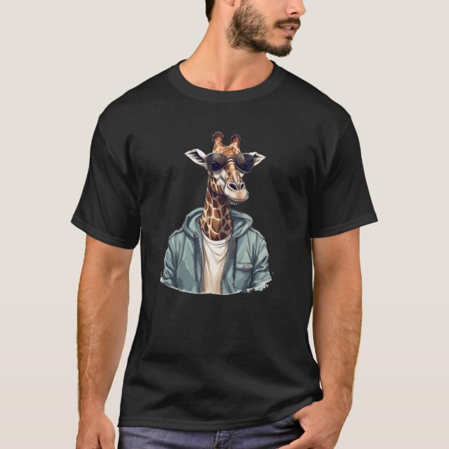 NFT Creator Merch Giraffiator Giraffe Tokenomics T Shirt (Framsida)