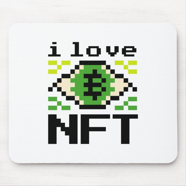 NFT Crypto art Bossica Mouse Pad Musmatta (Framsidan)