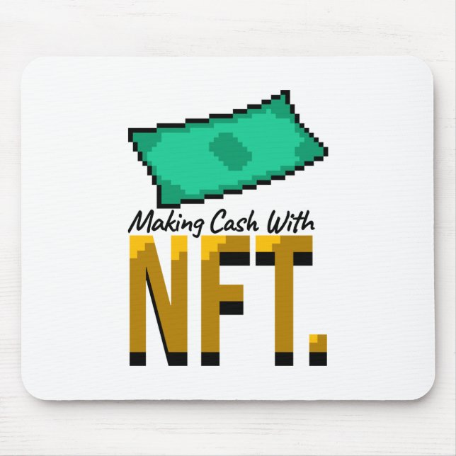 NFT Crypto art Bossica Mouse Pad Musmatta (Framsidan)