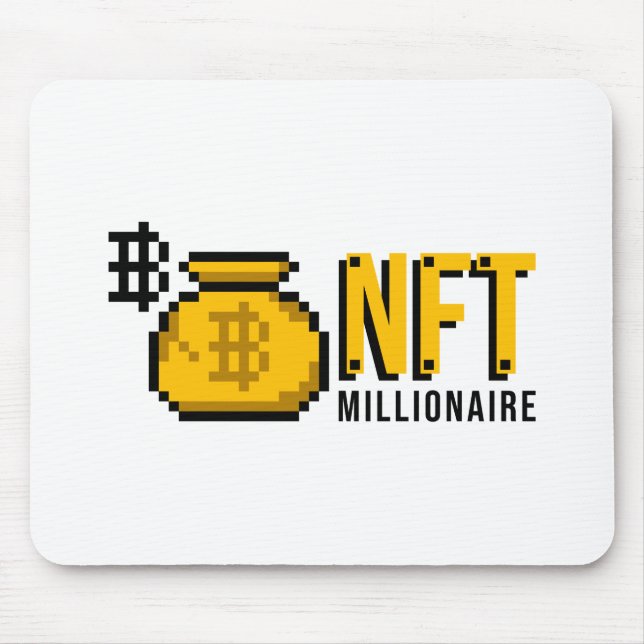 NFT Crypto art Bossica Mouse Pad Musmatta (Framsidan)