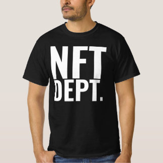 NFT DEPT. BLK T SHIRT