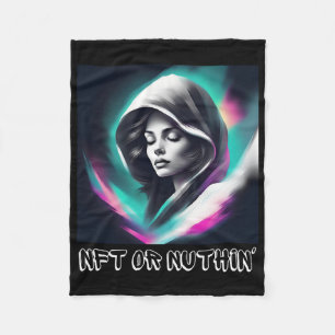 NFT eller Nothin’ - Fold Webben3 och kryptoentusia Fleecefilt