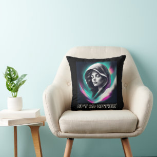 NFT- eller Nuthin’ Bold Crypto & Digital Art Desig Kudde