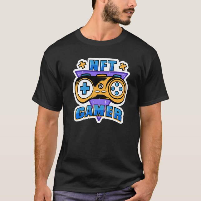 Nft Gamer Crypto Gaming - ej fungibel tokkryptoc T Shirt (Framsida)