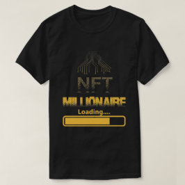 NFT Millionaire laddar kryptotillgångar och blockk T Shirt