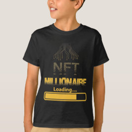NFT Millionaire laddar kryptotillgångar och blockk T Shirt