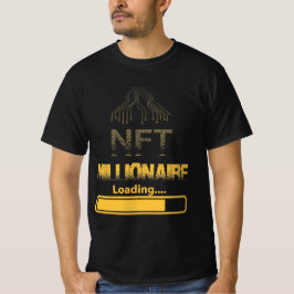 NFT Millionaire laddar kryptotillgångar och blockk T Shirt