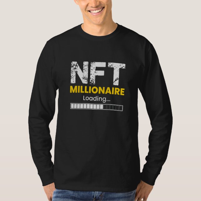 Nft Millionaire-laddning T Shirt (Framsida)
