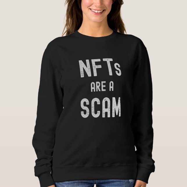 Nftar är en skam som inte fungerar och är en skam t shirt (Framsida)