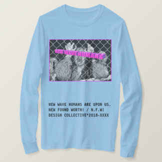 NFW! Långärmad "för NY HYSTERI" T Shirt