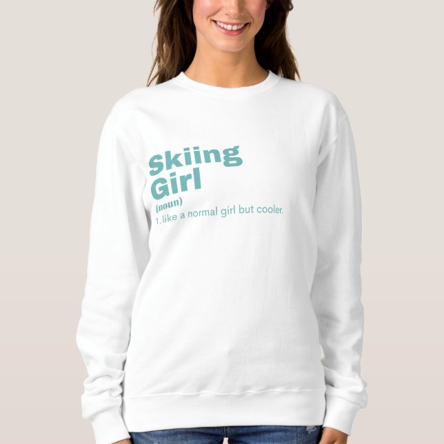 ng Girl - Skiing T Shirt (Framsida)