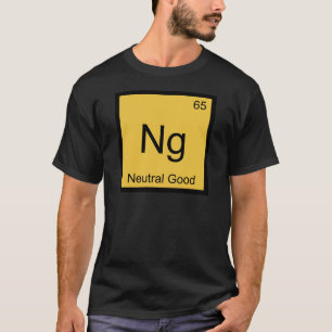 Ng - Neutralt Bra Funny Chemistry Inslag Symbol T Tröja