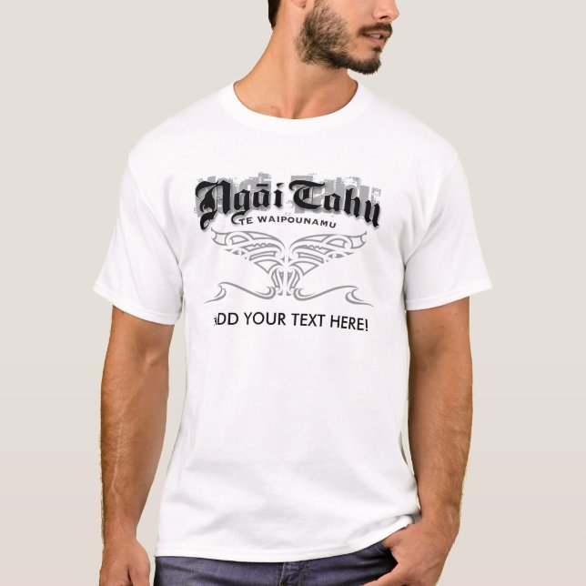 NGAI TAHU ANPASSNINGSBAR TEE SHIRT (Framsida)