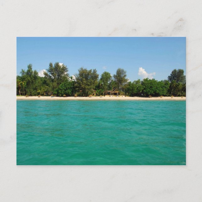 Ngapali Beach Vykort (Framsida)