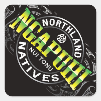 Ngapuhi Lifer Chrome Fyrkantigt Klistermärke