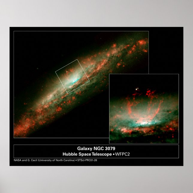 NGC3079-2001-28a Poster (Framsidan)