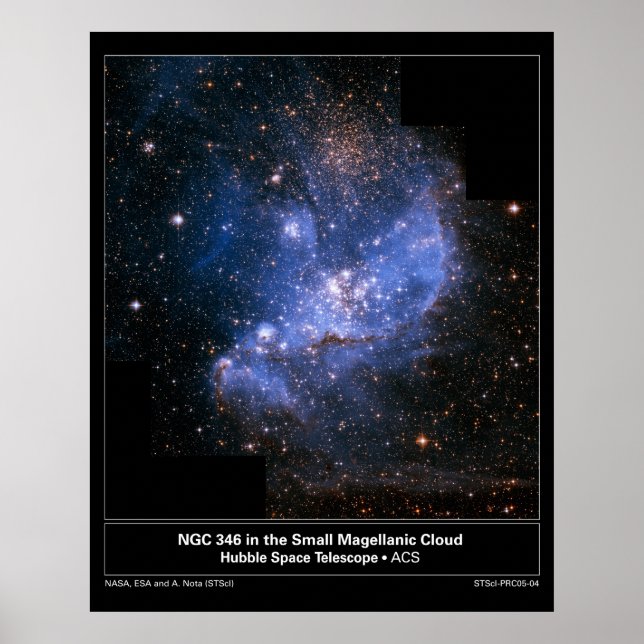 NGC346-2005-04-a Poster (Framsidan)