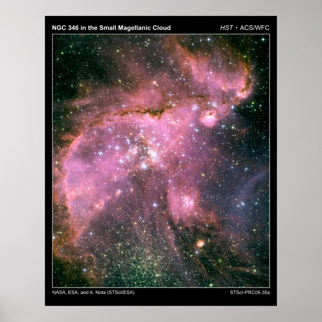NGC346InThe SmallMagellanicCloud-20 Poster (Framsidan)